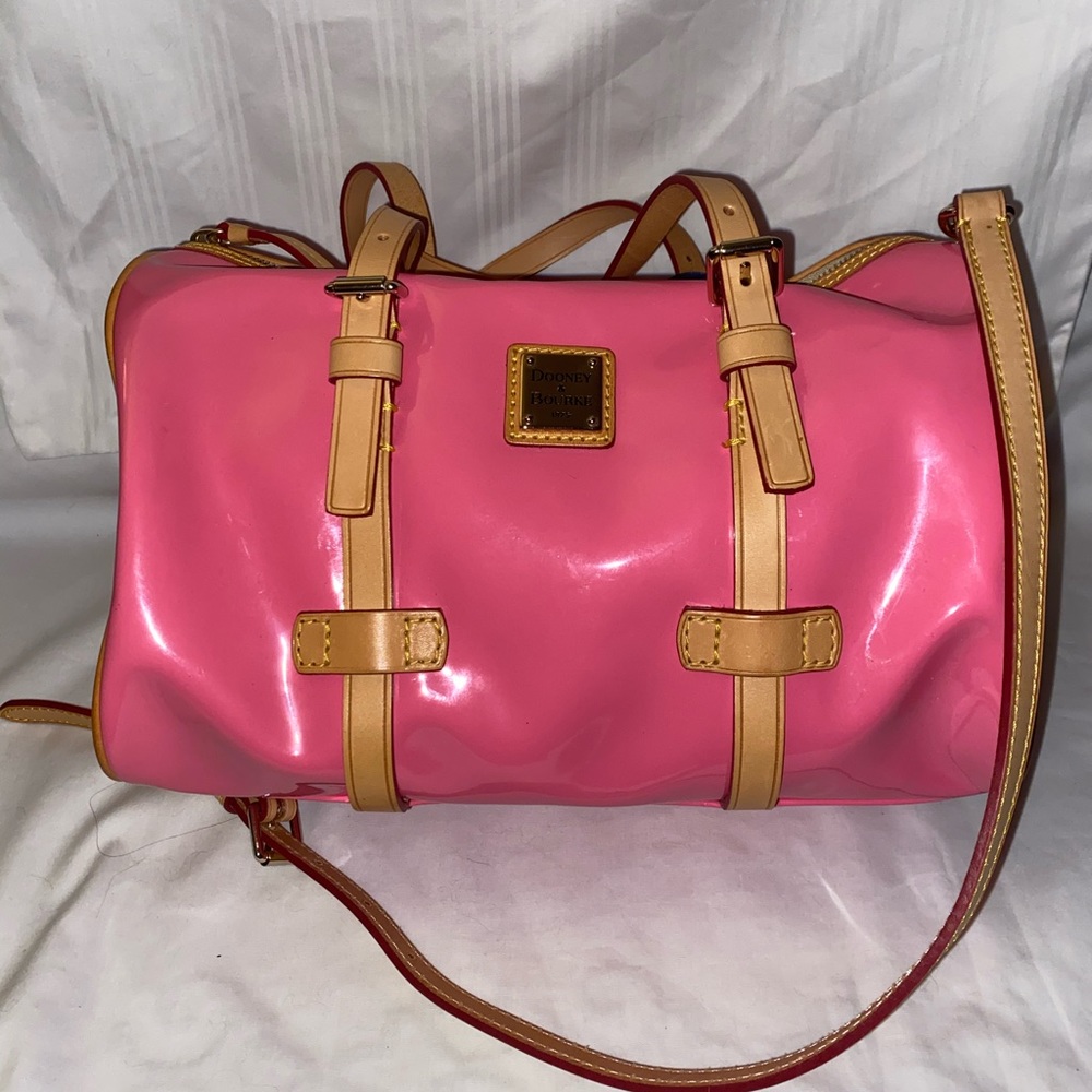 Dooney & Bourke new with tags pink barrel satchel